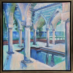 Balcic 2  Arches gothiques 27,5 x 27,5 pouces / 70 x70 cm FRAMÉ