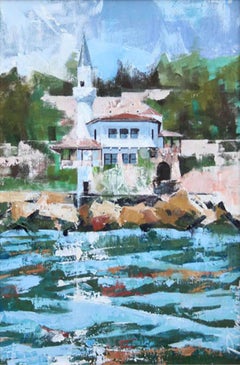 Balcic  della regina Maria di Romania 27,5 x 19,5 pollici / 70 x 50 cm