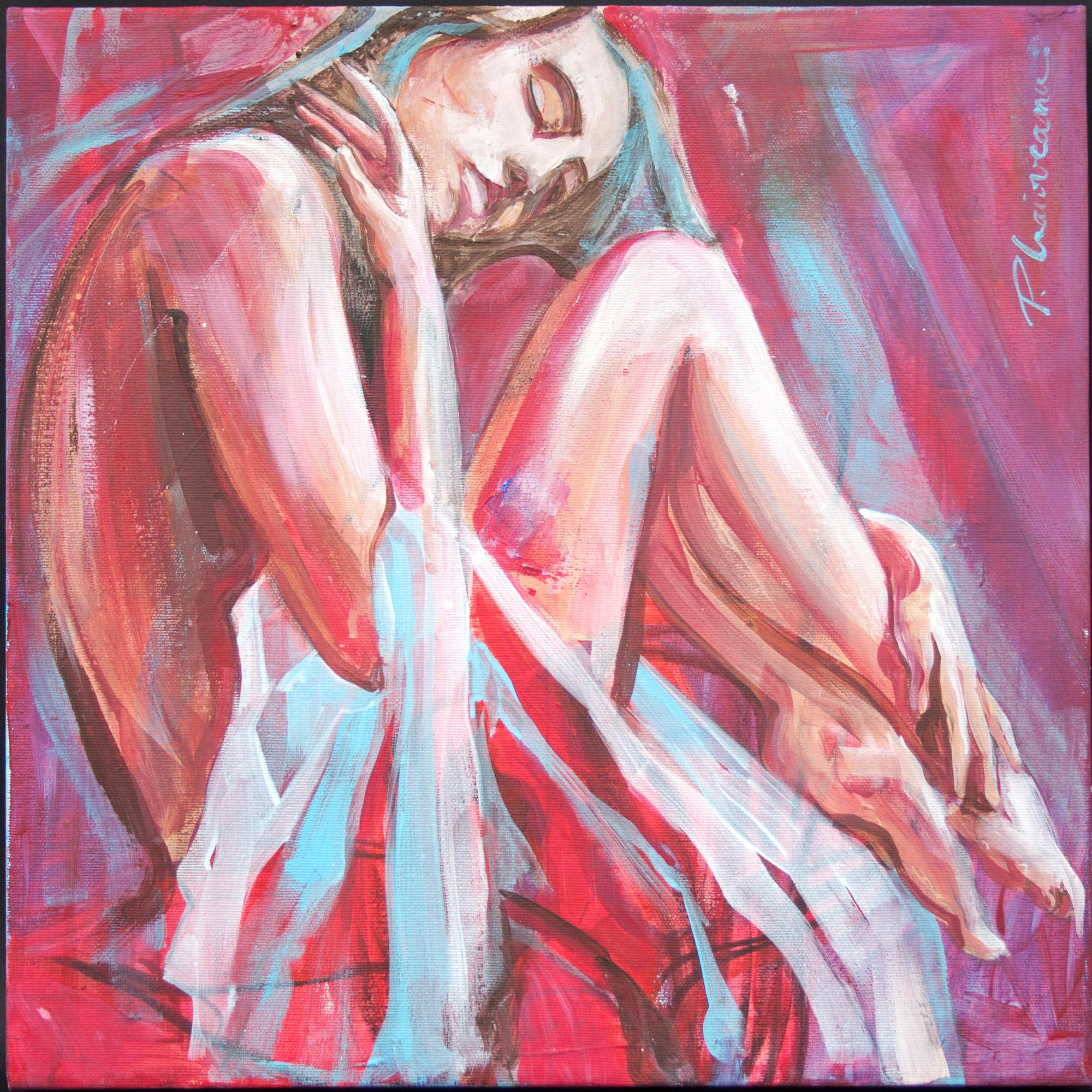 Peinture unique de Paula Craioveanu - Ballerina