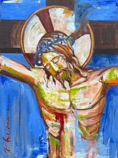 CRUCIFIXION - JESUS CHRIST on the CROSS by Paula Craioveanu