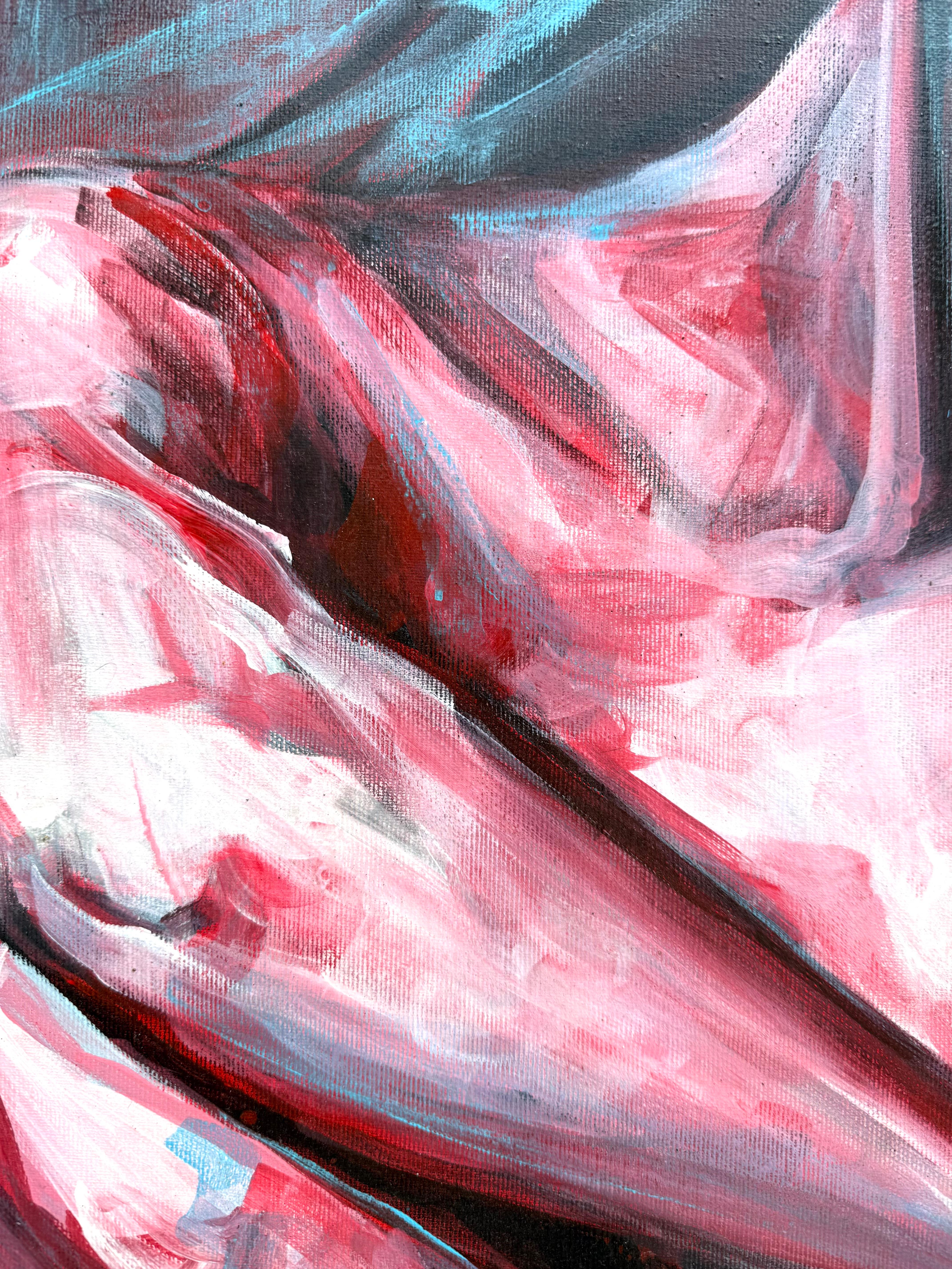 In the Mood for Love  Weiblicher Akt, Originalgemälde von Paula Craioveanu im Angebot 2