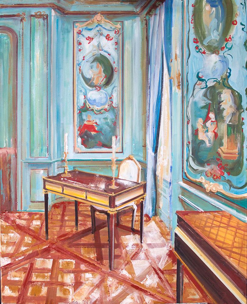 Paula Craioveanu Interior Painting - Interior at Frick