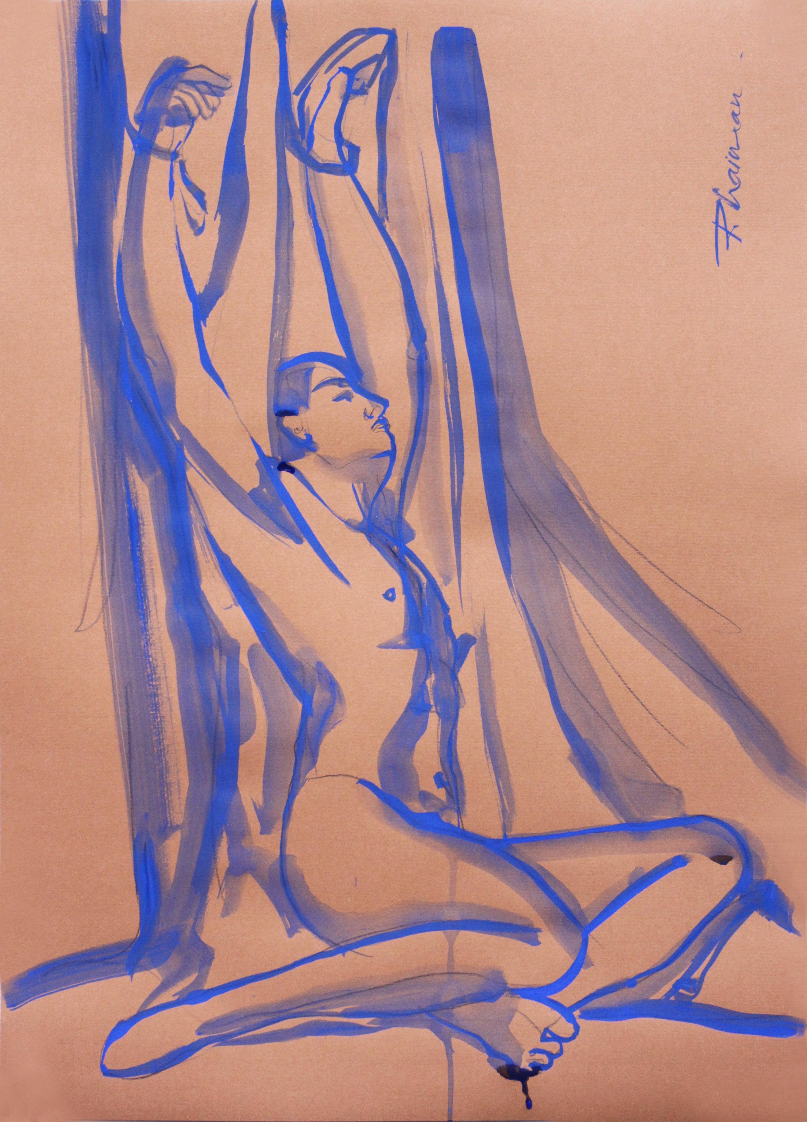 In Chains - Nu masculin d'art original de Paula Craioveanu