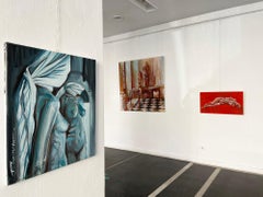 Nude in the Mirror  original oil on canvas