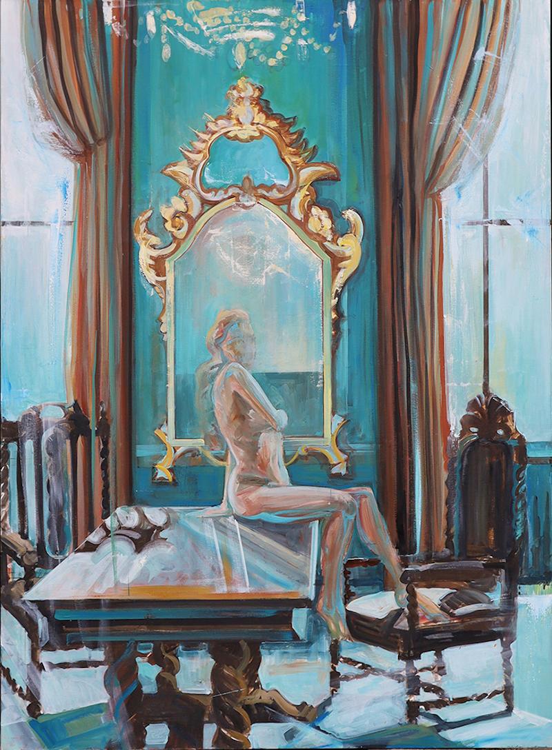 Paula Craioveanu Nude Painting - Nude in Venice