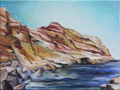 Sea Shore - original painting - SEASCAPE - by Paula Craioveanu