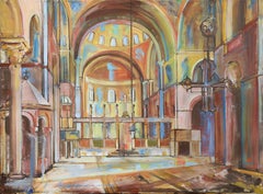 SAN MARCO INTERIOR Original  Gemälde Öl/Leinwand Paula Craioveanu