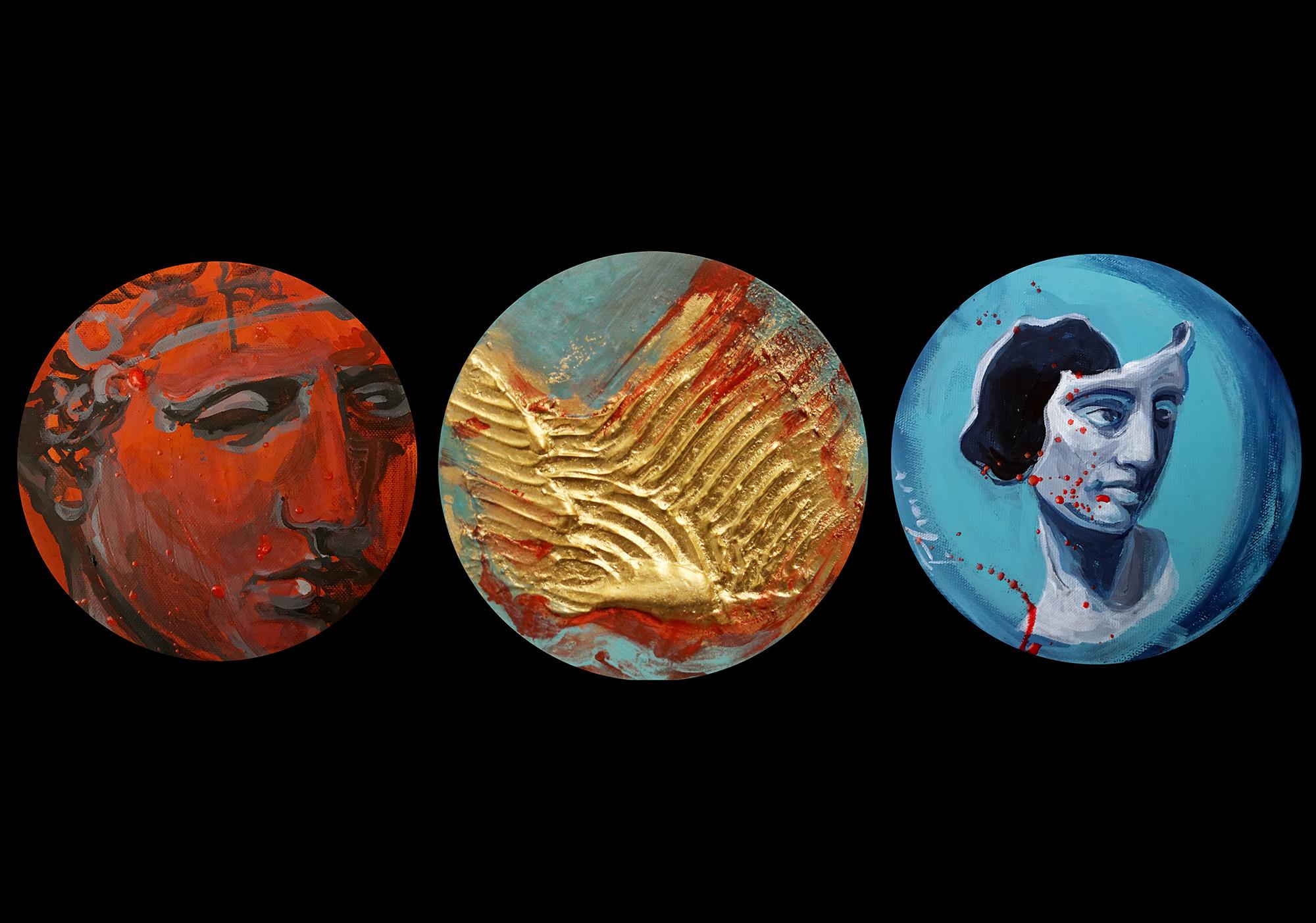 The Shield - unique piece by Paula Craioveanu - Neo Mythology For Sale 1