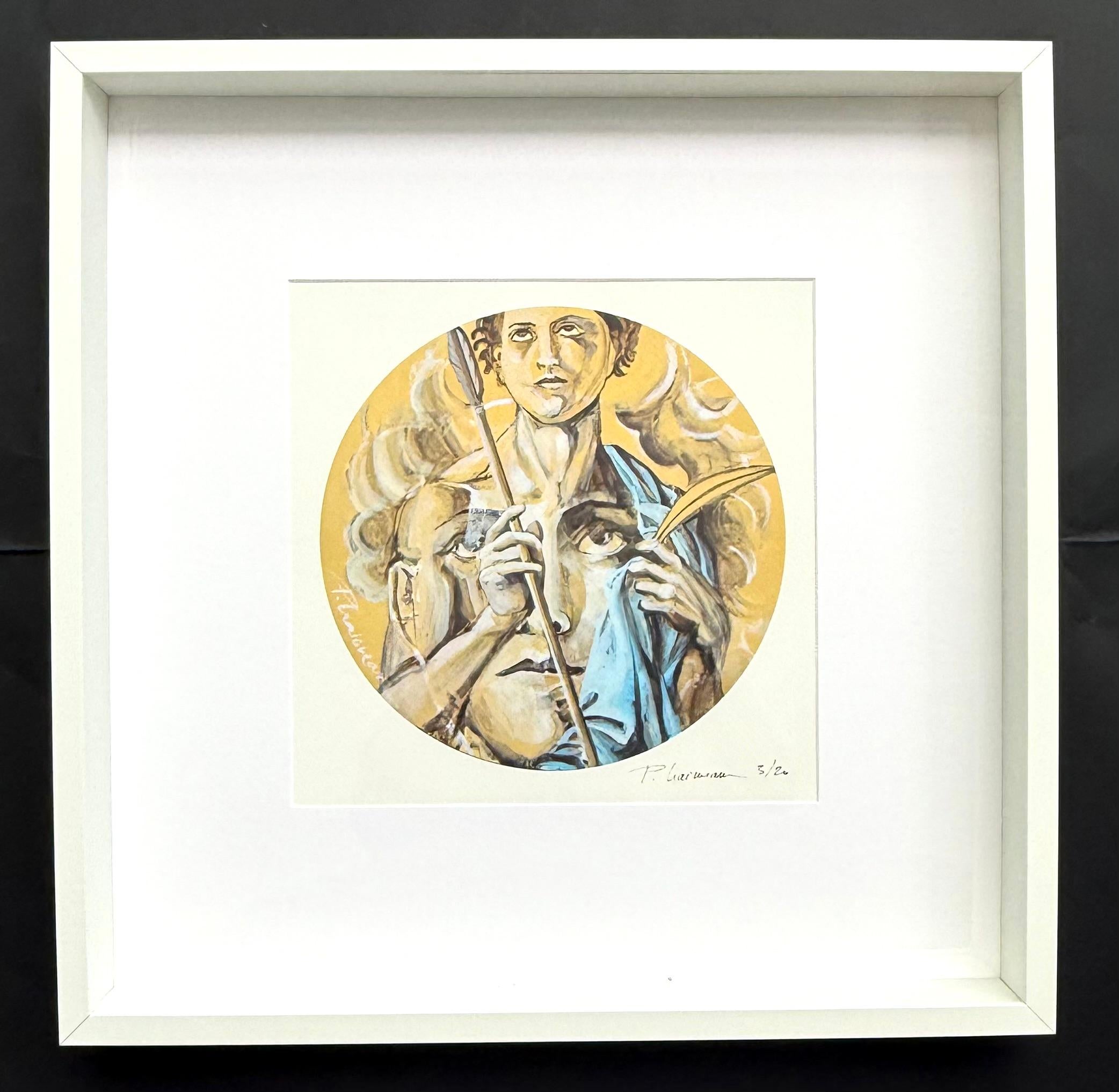 Dream of Saint Sebastian framed giclee Paula Craioveanu