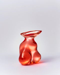 Translucent Mini Birdbath in Quince