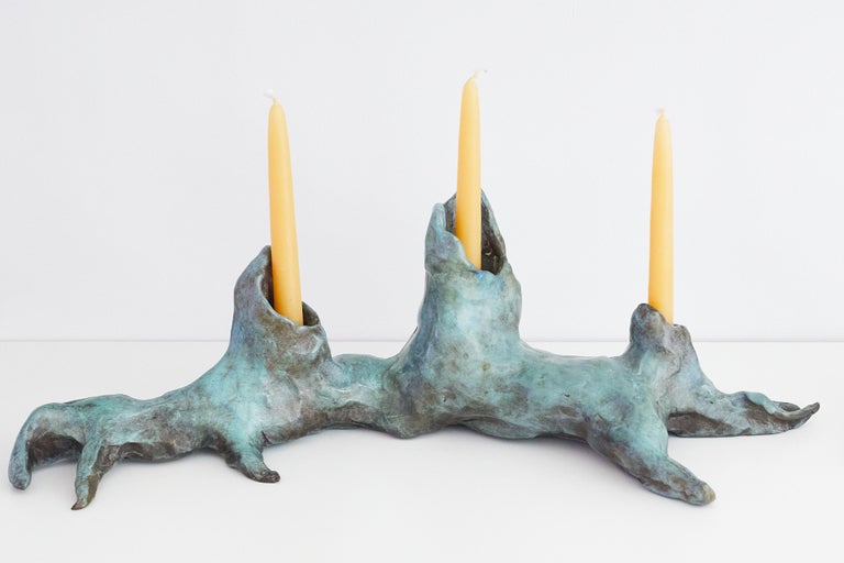 Paula Hayes
The Roots, 2019 (From left to right) 
Photo: Ethan Herrington

The Root, 1, 2019
Cast solid bronze with patina
Dimensions: 4.5” H x 14” W x 5.5” D

The Root, 2, 2019
Cast solid bronze with patina
Dimensions: 2.25” H x 7.5” W x