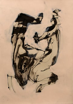 Forma 3 - painting, paper, contemporary, young artist, German, muted colours