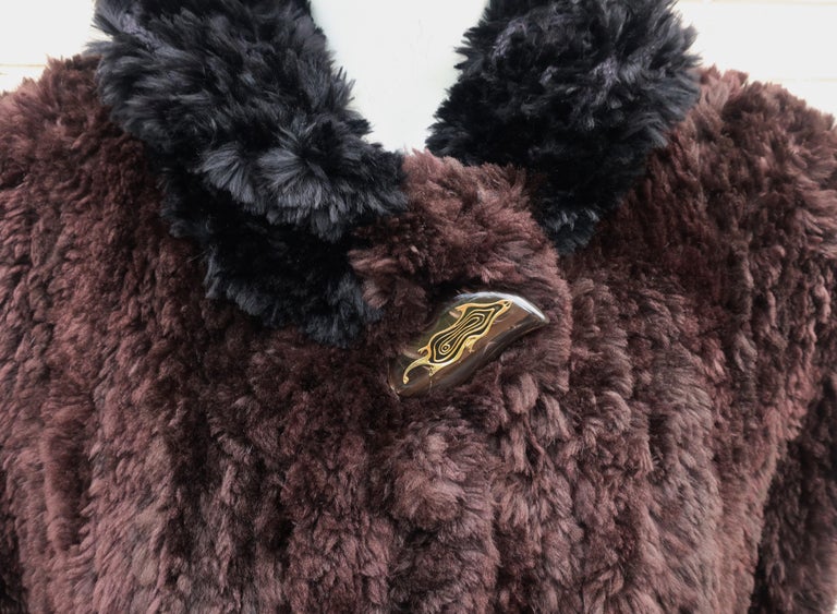 Paula Lishman Beaver Fur Knit Hooded Coat at 1stDibs | paula