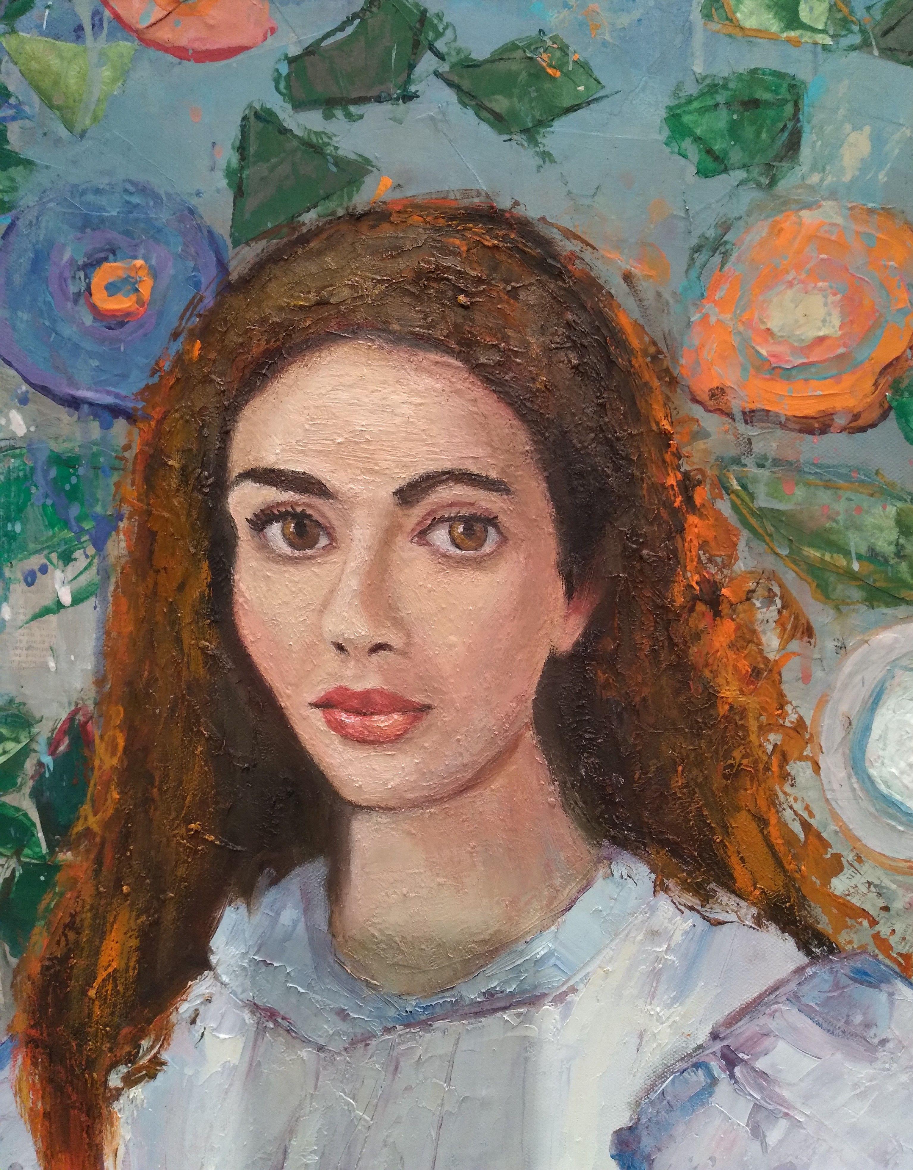 Bye Bye Blackbirdds, Mixed Media on Canvas - Impressionist Mixed Media Art by Paula Montgomery