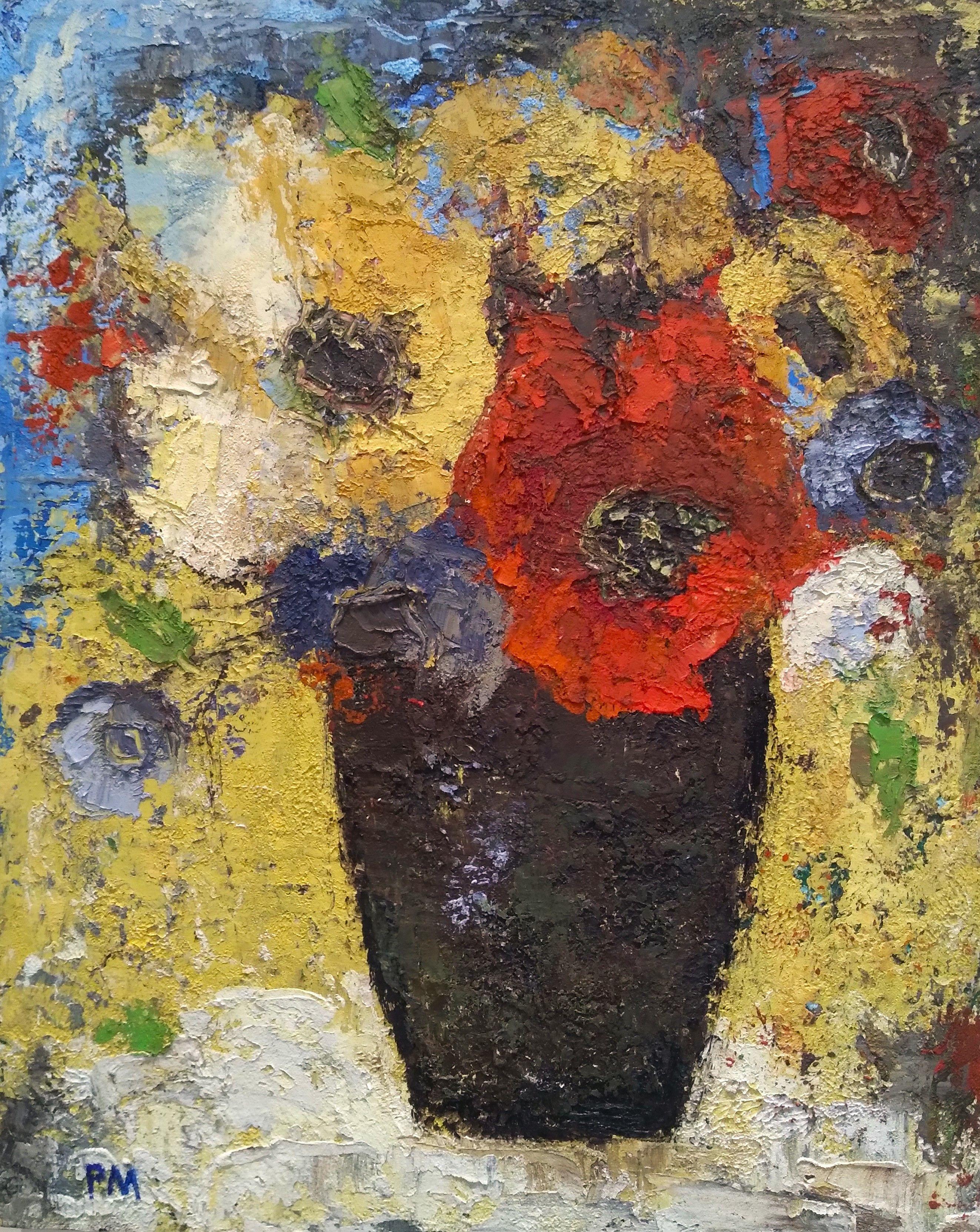 Per Nola, Pittura, Olio su tela - Painting di Paula Montgomery