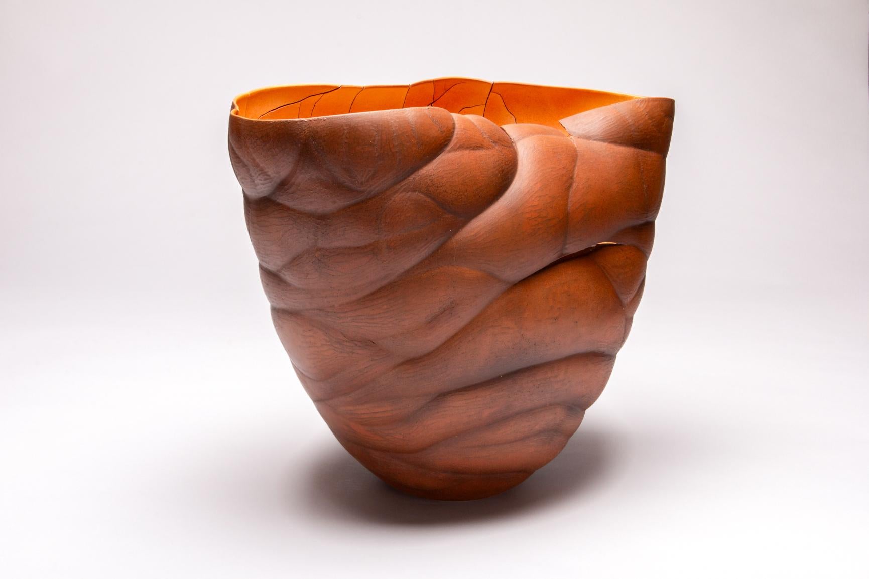 Abbondanza - terra, contemporaneo, astratto, porcellana, scultura in vendita 1
