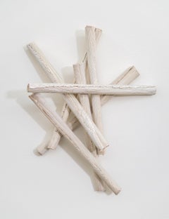 Amass X - contemporary, abstract, porcelain, wall sculpture