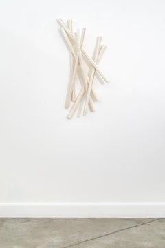 Amass IX - contemporary, abstract, porcelain, wall sculpture