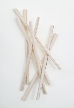 Amass IX - contemporary, abstract, porcelain, wall sculpture