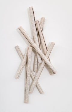 Amass XIII - Escultura mural contemporánea de porcelana, circa 2010, firmada