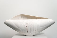 Pulse - sculpture en argile porcelaine complexe:: inspirée de la nature et façonnée à la main