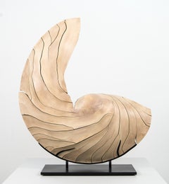 Taking Flight - Sculpture en argile porcelaine complexe:: inspirée de la nature et façonnée à la main