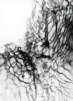 Waterfalls - black and white abstract photography, watergram