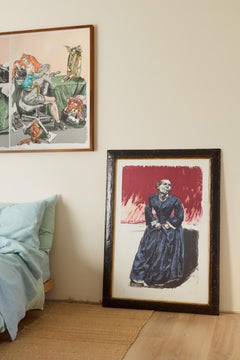 Vieni da me -- Stampa, litografia, Jane Eyre, Guardiani, Ritratto di Paula Rego