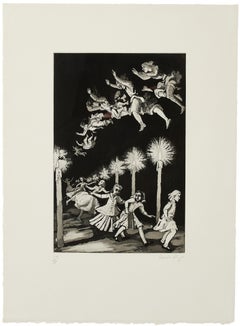 How Many Miles to Babylon -- Print, Etching, Nursery Rhymes by Paula Rego