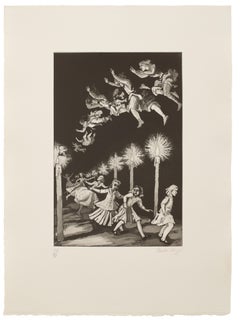 How Many Miles to Babylon -- Print, Etching, Nursery Rhymes by Paula Rego