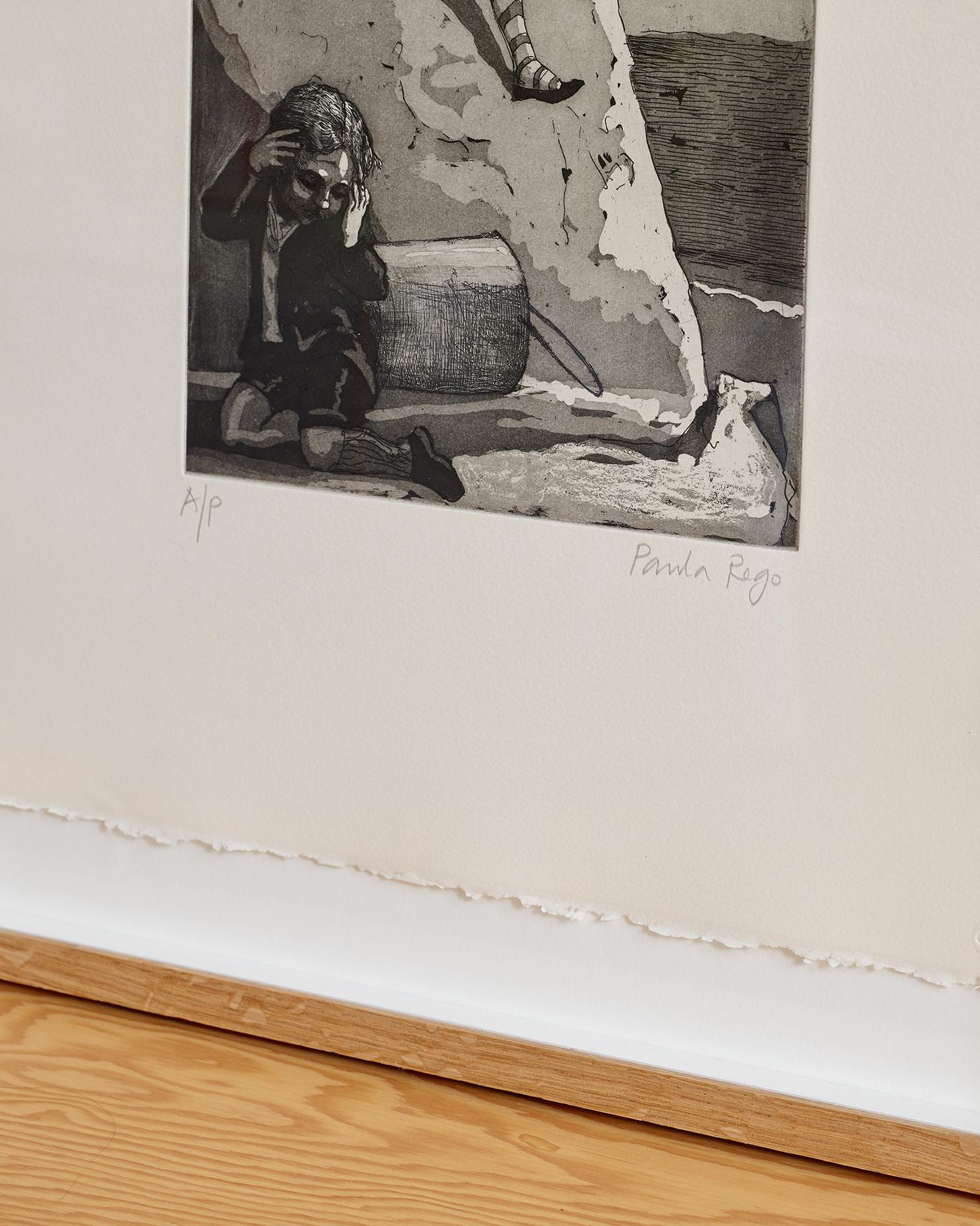 Jack y Jill -- Grabado, Rimas infantiles, Aguafuerte, Aguatinta de Paula Rego en venta 2