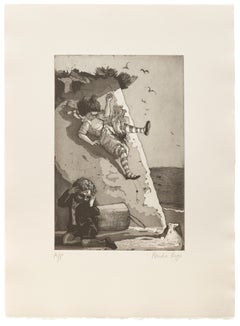 Jack and Jill -- Print, Nursery Rhymes, Etching, Aquatint by Paula Rego