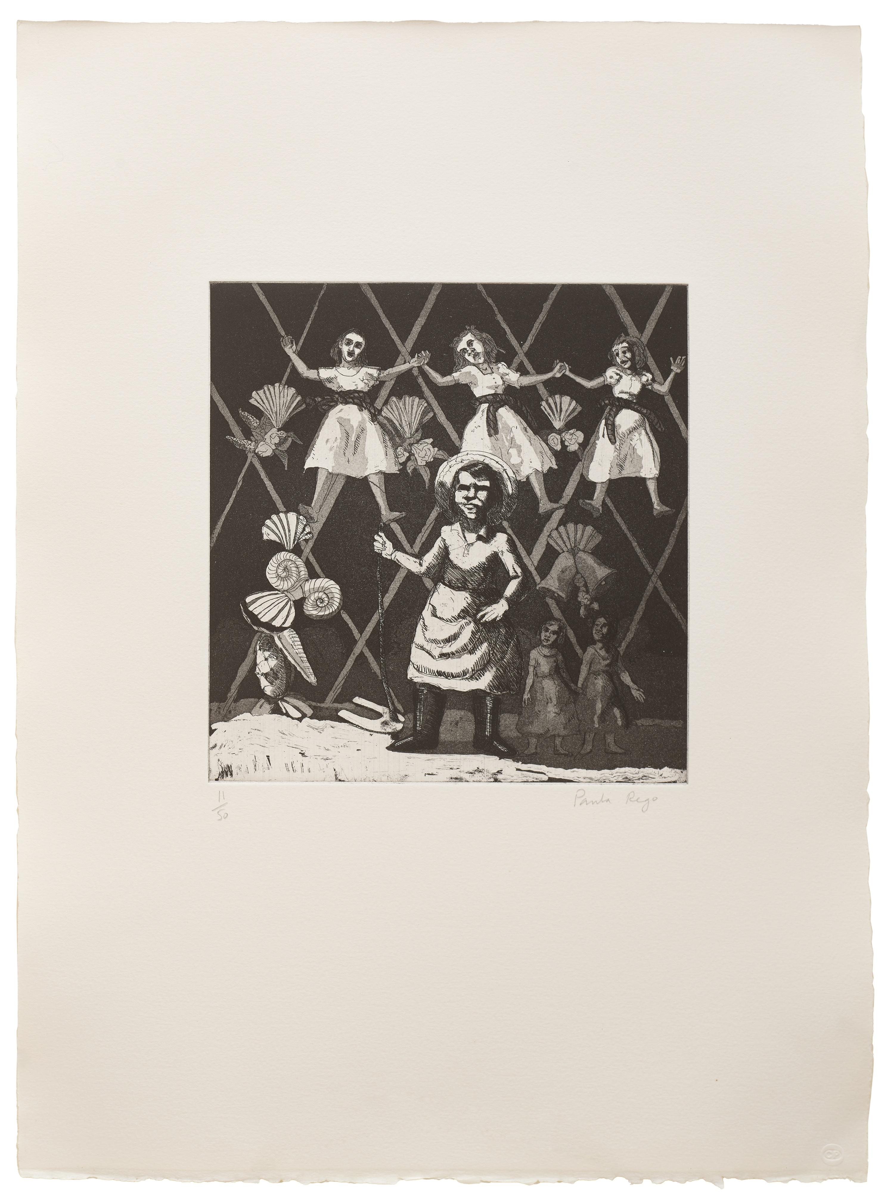 María, María Todo lo contrario I -- Grabado, canciones infantiles, aguafuerte de Paula Rego en venta 1