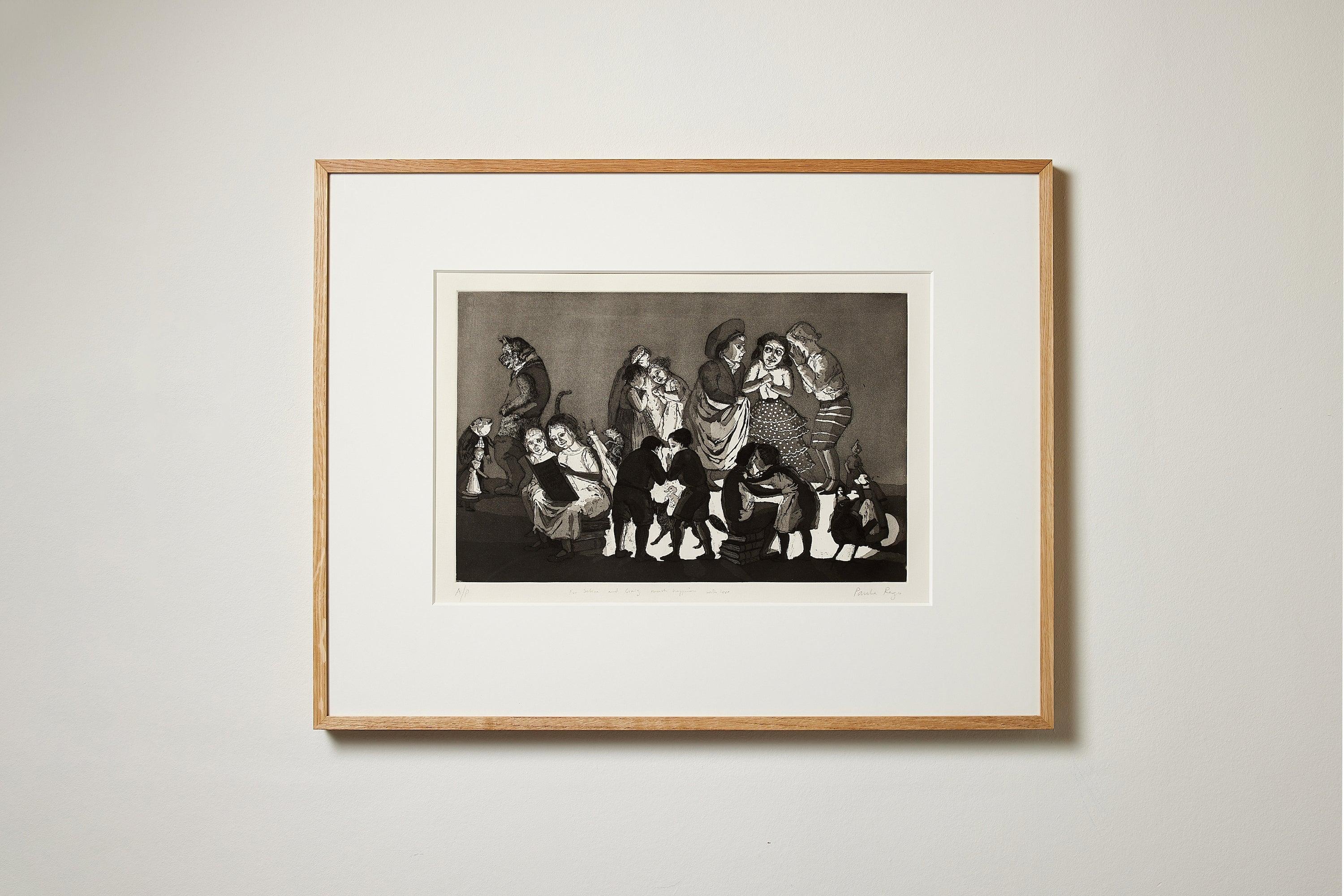 PAULA REGO
Secrets and Stories, 1989
Etching with aquatint, on Velin Arches paper
Signed, inscribed ‘A/P’ and dedicated ‘For Selina and Craig, much happiness, with love�’
One of fourteen artist’s proofs aside the edition of 50
Printed by Studio