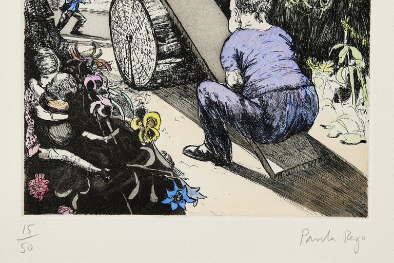 See-saw, Margery Daw -- Print, Etching, Nursery Rhymes by Paula Rego For Sale 1