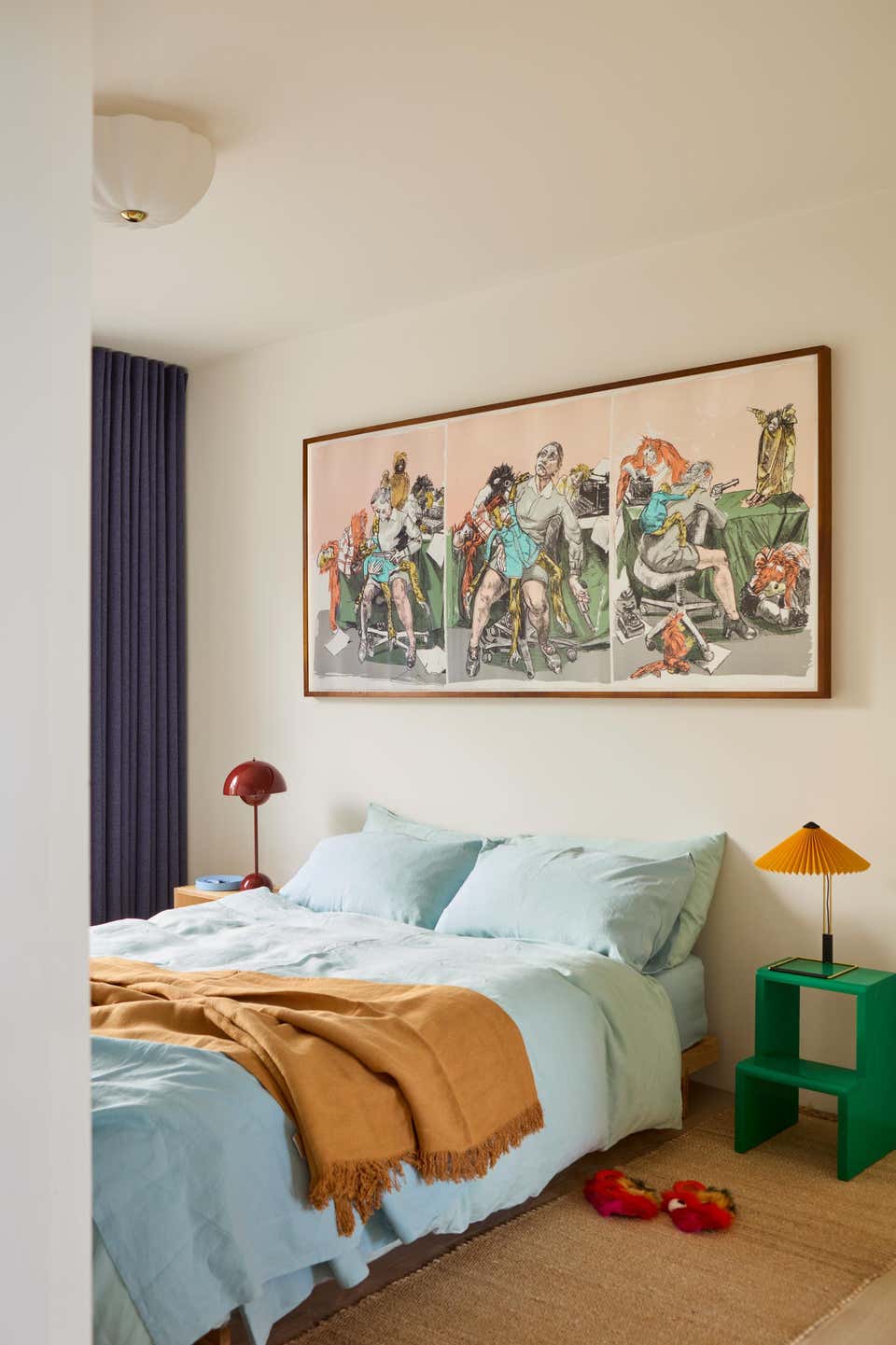 Shakespeare's Room -- Triptych, Lithograph, Contemporary by Paula Rego