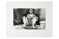 Untitled [Abortion] -- Print, Etching, Woman, Feminist Art by Paula Rego