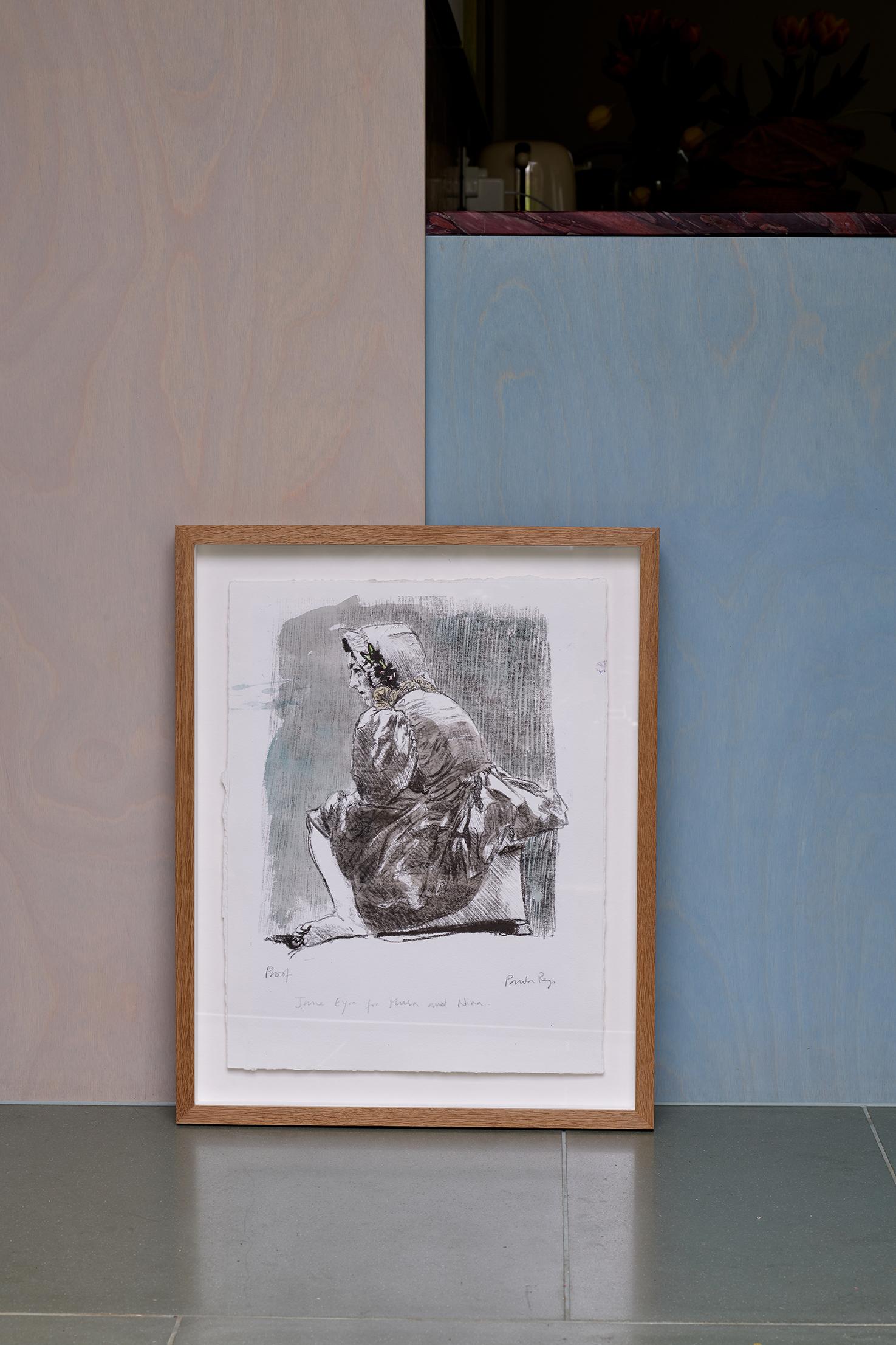 Untitled [Jane Eyre] -- Print, Lithograph, Hand-coloured, Art by Paula Rego