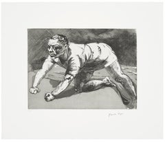 Wary (Dog Woman) -- Print, Etching, Feminist Art by Paula Rego