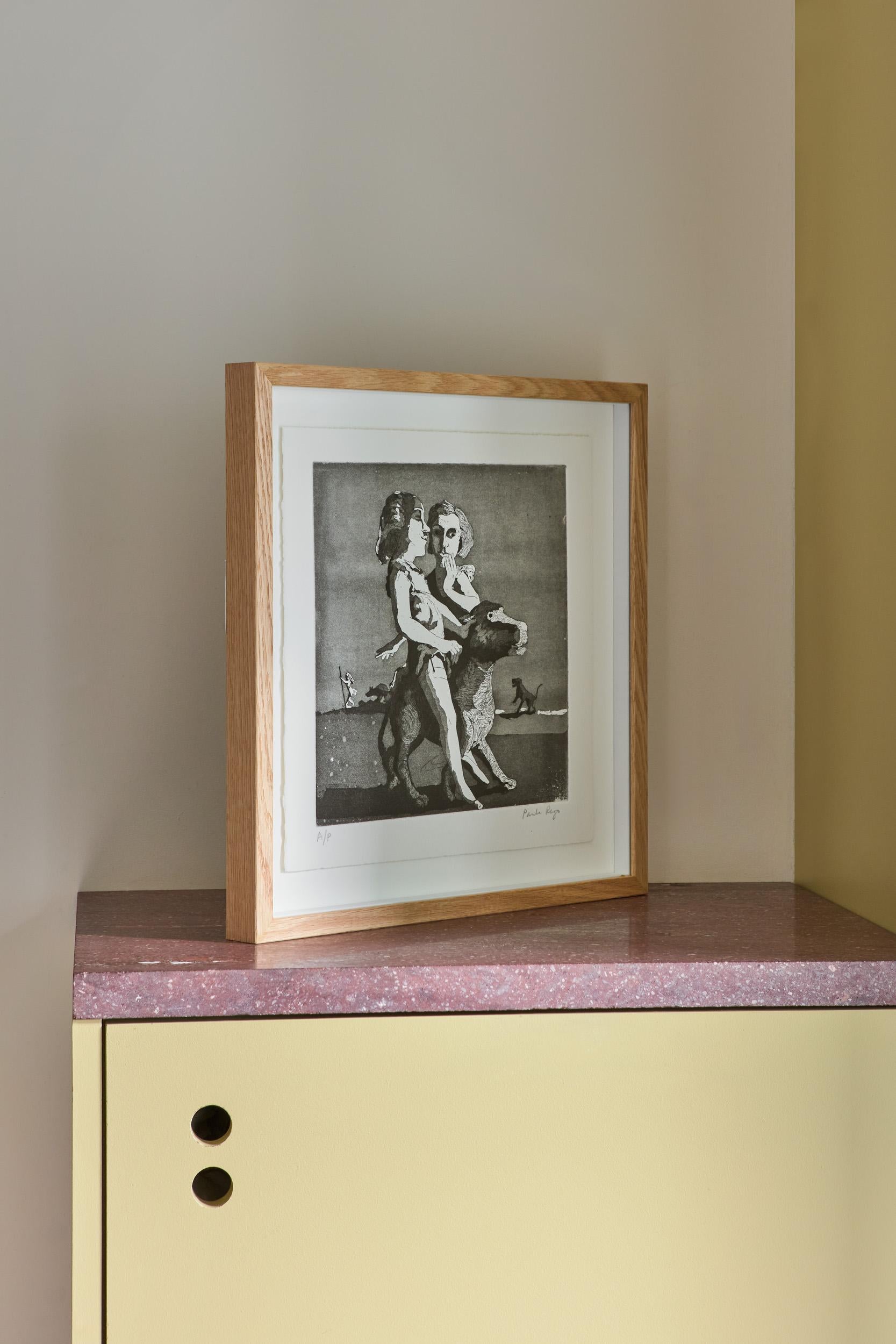 Young Predators -- Print, Etching, Aquatint, Contemporary Art by Paula Rego For Sale 1