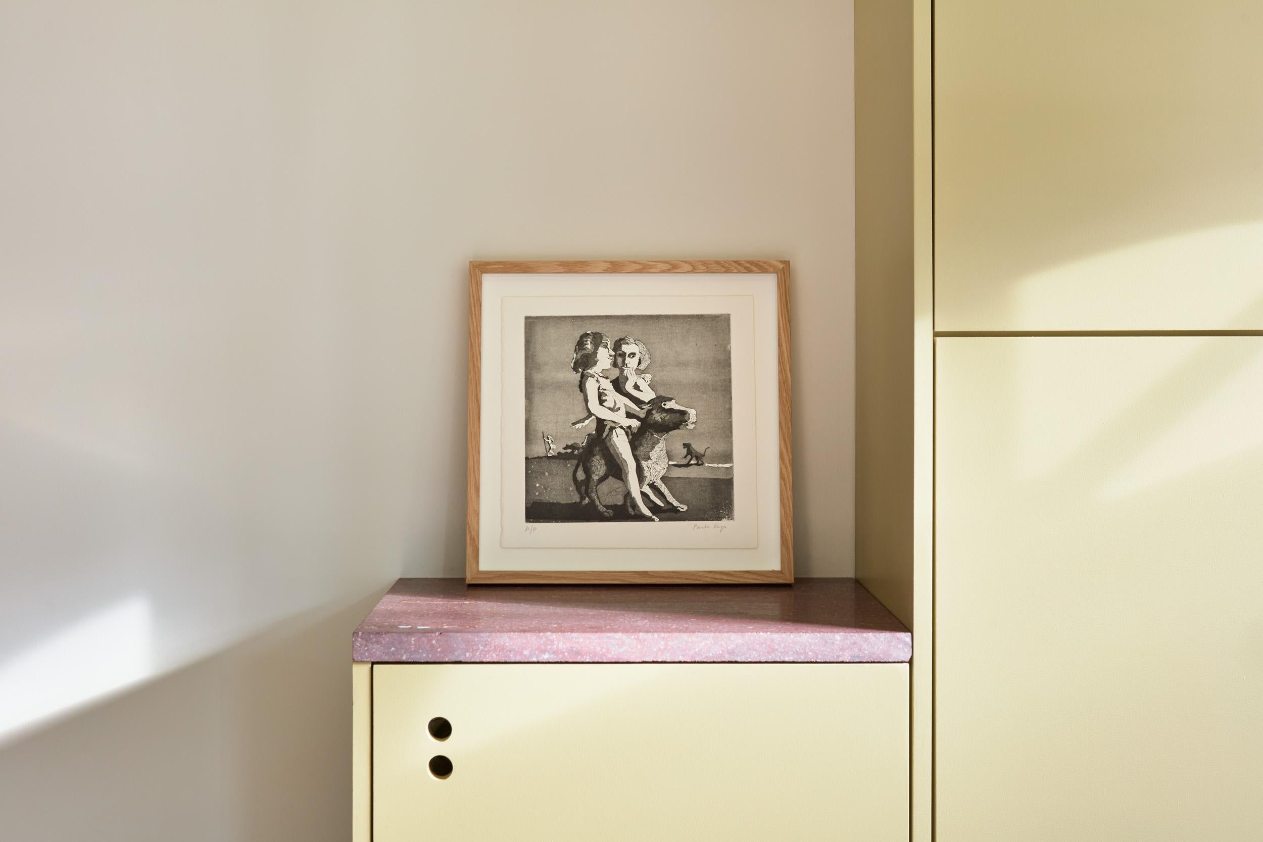 Jóvenes Depredadores -- Grabado, Aguafuerte, Aguatinta, Arte contemporáneo de Paula Rego