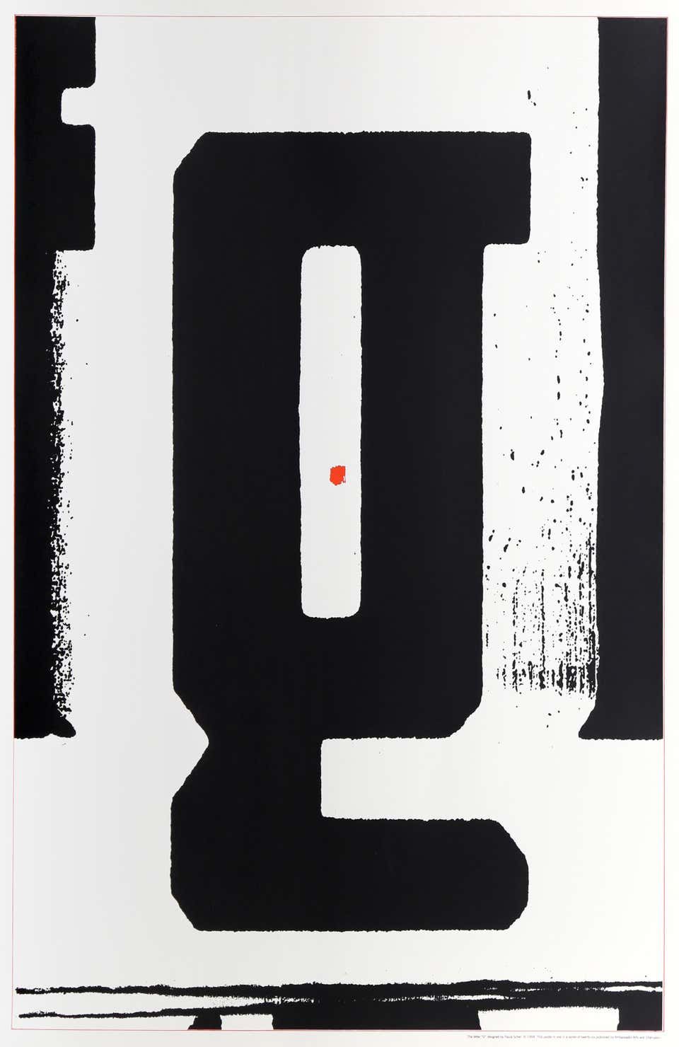 The Letter G, Pop Art Screenprint by Paula Scher