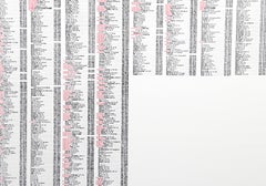 La letra P, serigrafía pop art de Paula Scher