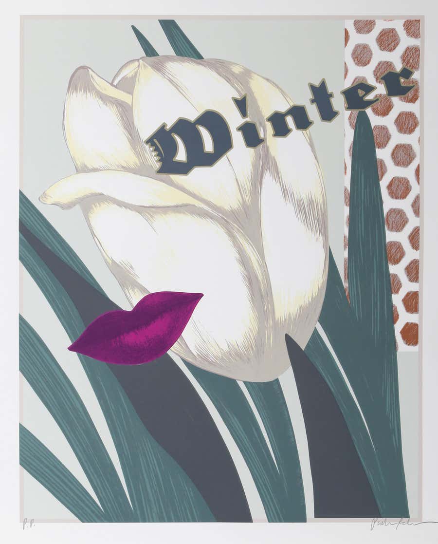 Winter, Pop Art Screenprint by Paula Scher