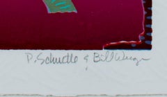 "Don't Wine, " Original Surreal Serigraph by Paula Schuette Kraemer & Bill Weege