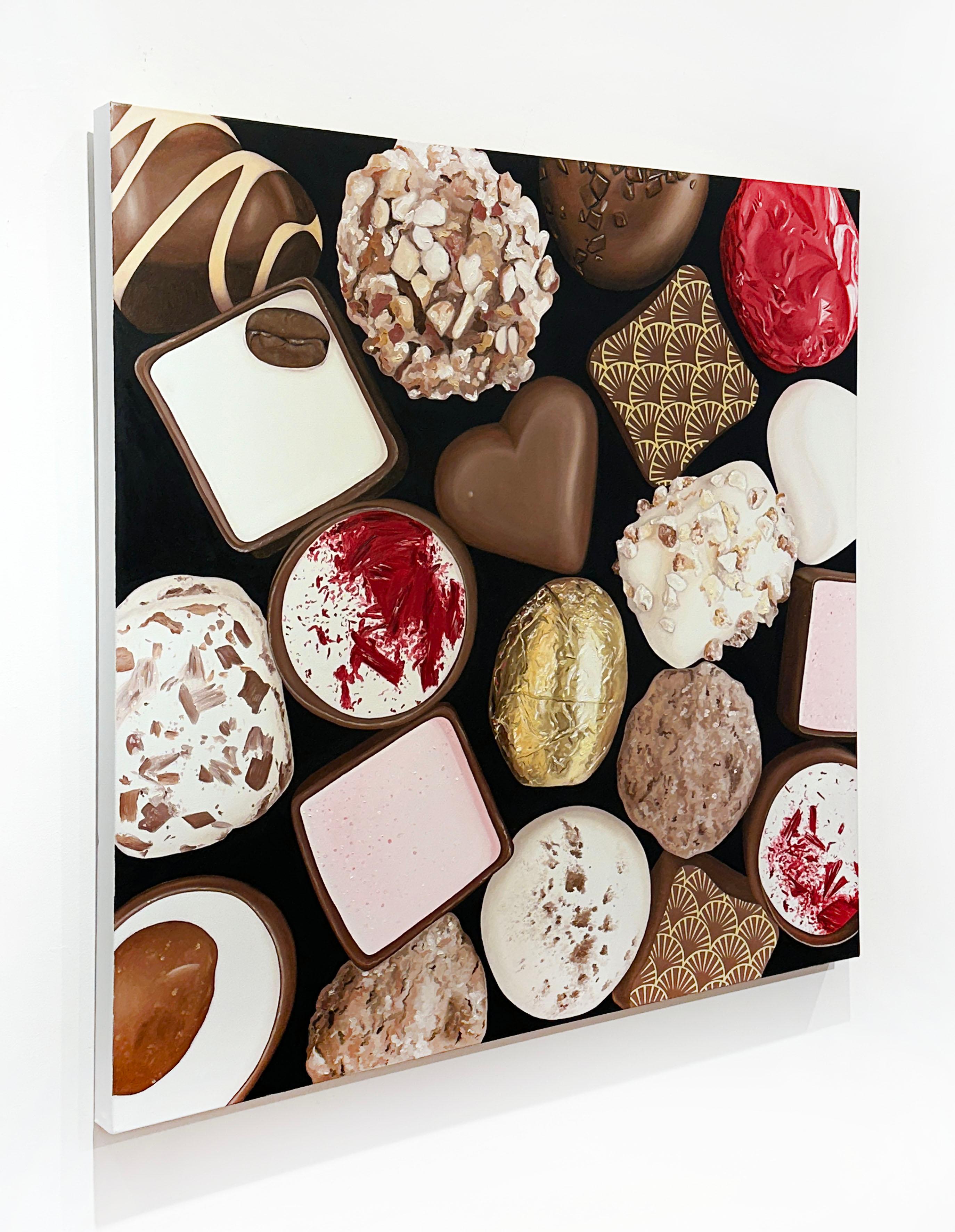 Box of Chocolates 2 - Contemporary Painting by Paula Urzica