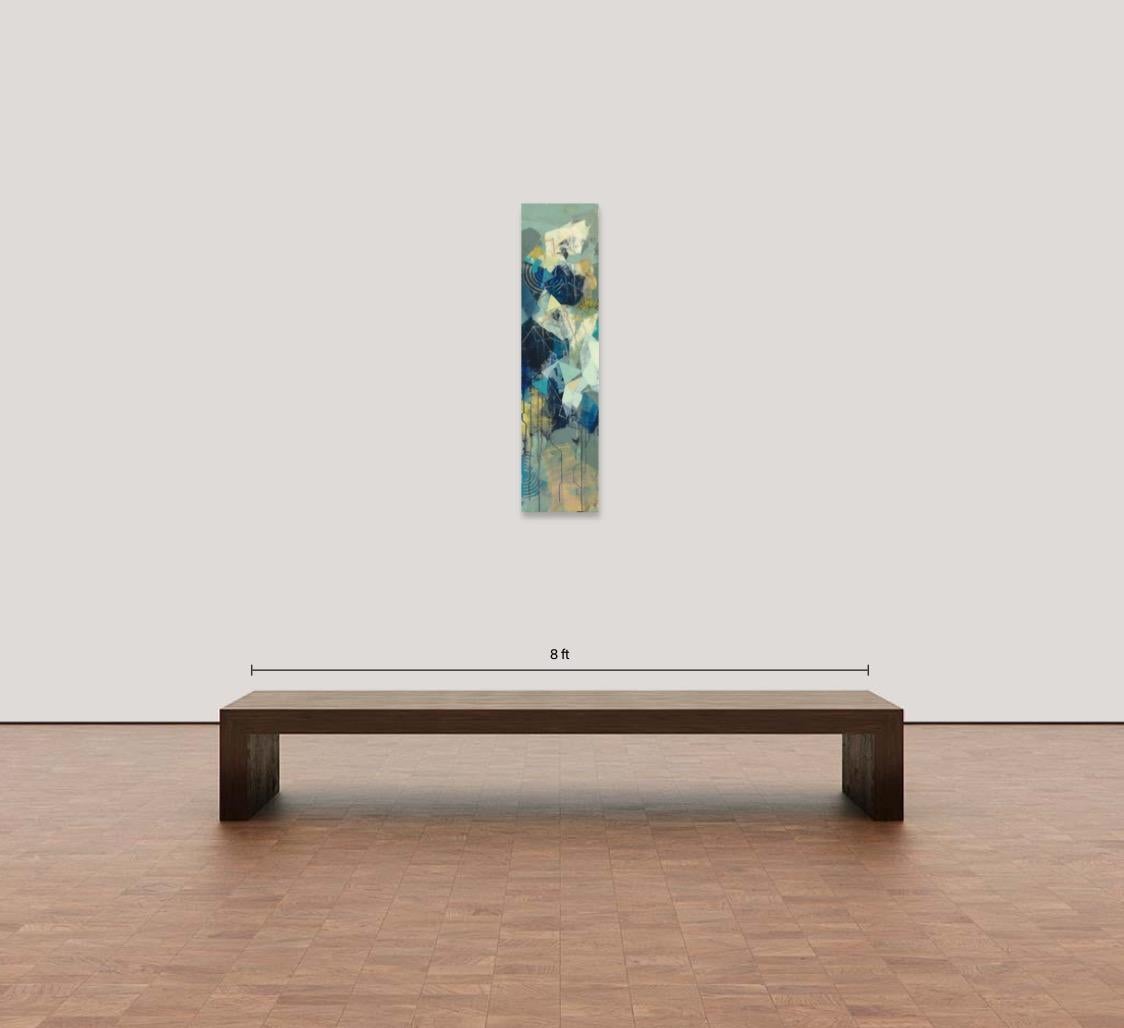 Memoria dell'acqua II - Mixed Media Art Astratto di Paula Valenzuela