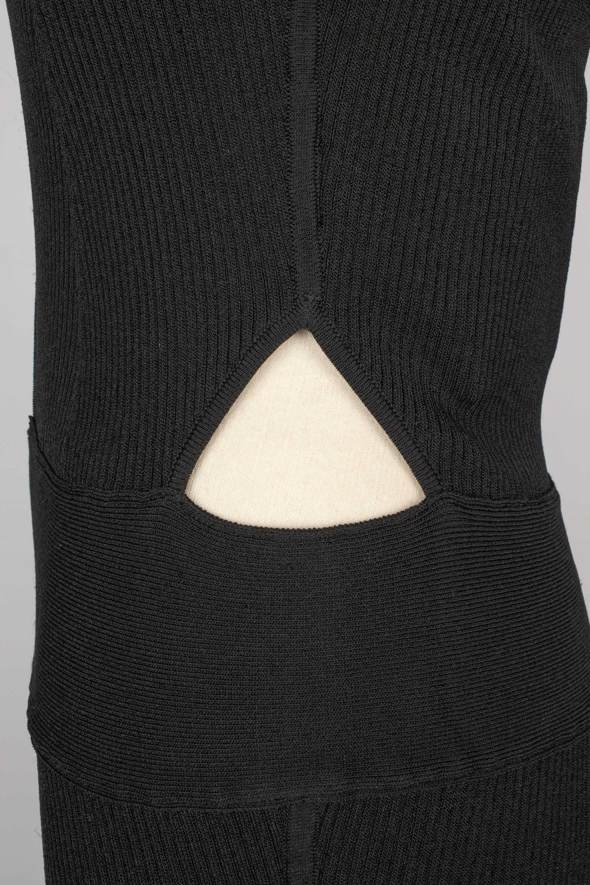 Paule Ka Black Mesh Dress For Sale 1