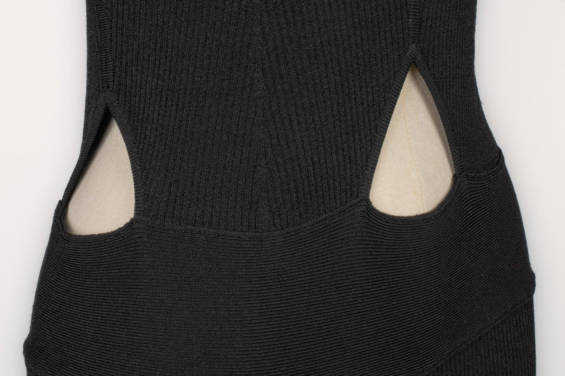 Paule Ka Black Mesh Dress For Sale 2