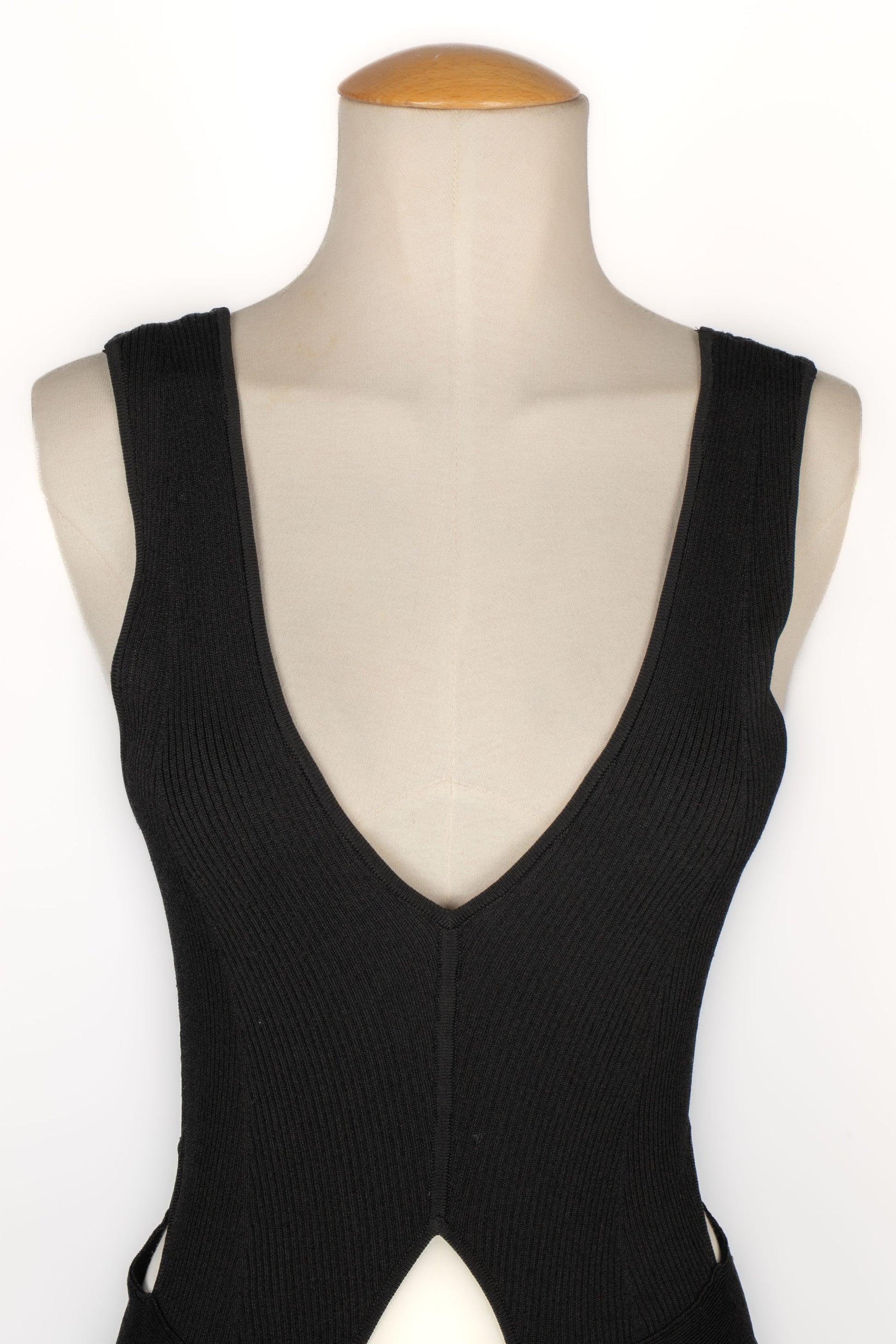 Paule Ka Black Mesh Dress For Sale 3